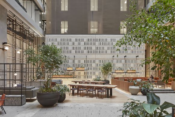 The building's central atrium space. Image: Peter Clarke Behind the facade: 161 Collins Street