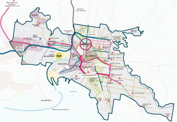 The central sub-region from Plan Melbourne How much urbanism will central Melbourne need to build by 2031?