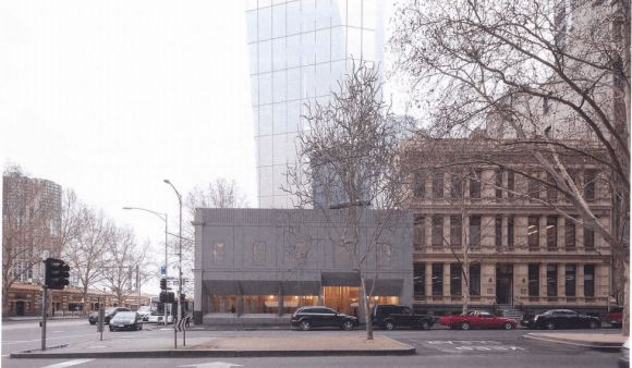 Proposed Queen Street frontage. © K2LD Jumping at Shadows > 1-5 Queen Street, Melbourne