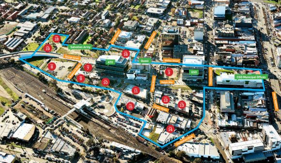 Revitalising Central Dandenong context - Development Victoria Central Dandenong's lot 10 - new 14 level residential proposal