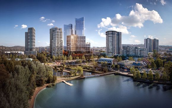 Republic in Belconnen. Planning image The tallest building in the nation's capital gets the nod, starts construction