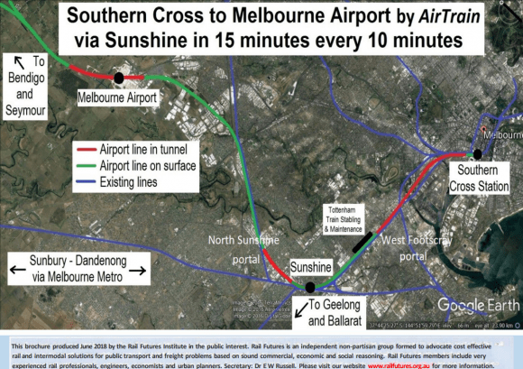 The Airtrain concept - image: RFI Extending RFI's Airtrain concept to the south-east