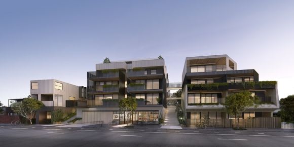 122 Roseneath St's diverse streetscape. Image courtesy Assemble Engaging with prospective buyers gives Roseneath St. an enviable sales record