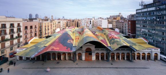 Santa Caterina Market, Barcelona. Image: EMBT The Queen Victoria Market Renewal Project: The Case for
