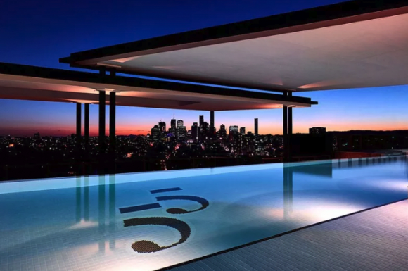 Lucent's 55m infinity pool. Credit: Cavcorp Looking for something special in QLD? Here are 6 of Brisbane's unique apartments