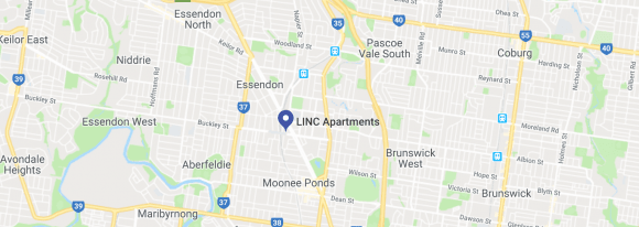 Location of LINC in Essendon. Image by Google Maps. LINC location