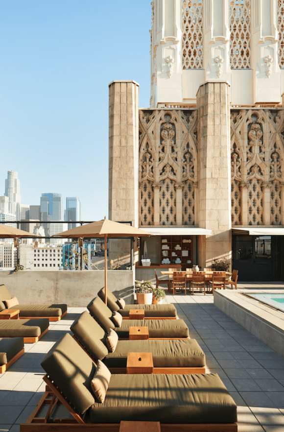 Ace Hotel DTLA terrace lounge. Image supplied Mixed-use Wentworth Avenue precinct will include an exclusive Ace Hotel as part of its collection