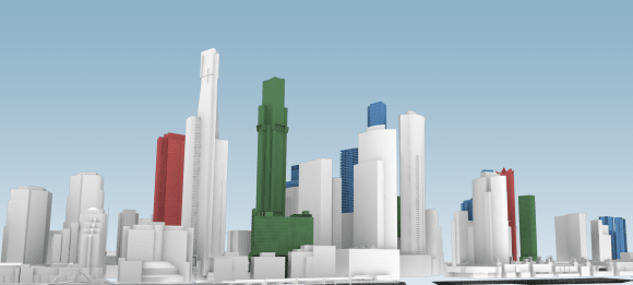 Southbank from Flinders Street Station. Southbank's surge continues: another CBD model update