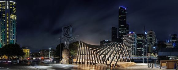 Samson Tiew's pop-up pavilion for Beulah International. Image: Beulah Southbank by Beulah designs revealed at Future Cities Symposium
