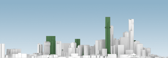 Southbank under construction. Southbank's surge continues: another CBD model update