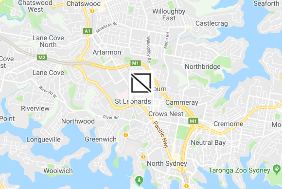 Image credit: https://stleonards.mirvac.com/location St Leonards Square location