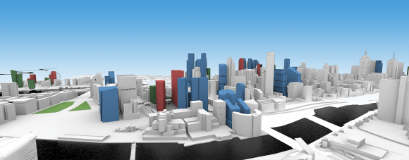 A who's who on the Melbourne skyline. Melbourne CBD Model update: August 2016