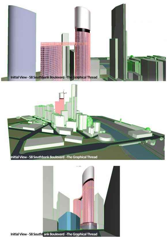 58 Southbank Boulevard – Initial View Selection, The Graphical Thread 58 Southbank Boulevard: The making of the 3D render