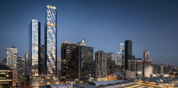 West Side Place. Image courtesy of Far East Consortium The evolution of Spencer Street