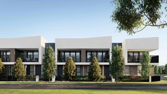 The Urbanist Collection townhome exterior. Image supplied. Overwhelming sales statistics last week reveal reinstated confidence in the off-the-plan market