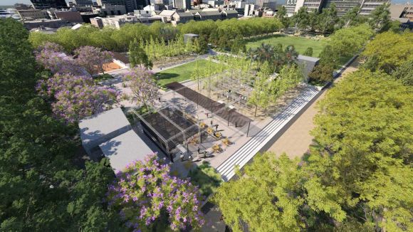 A remodelled University Square. Image: City of Melbourne CoM's open space agenda receives a boost with plans unveiled for two projects