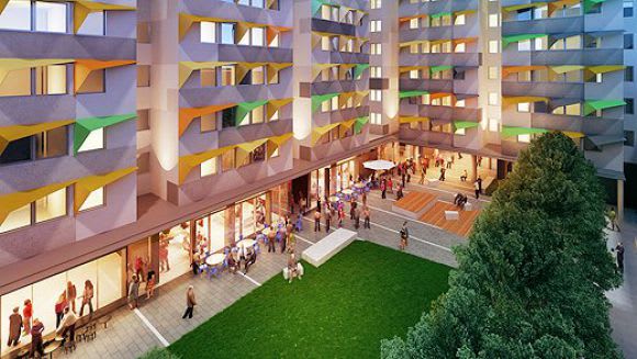 Leicester Street Student Accommodation. Image © campuslivingvillages.com Melbourne University's building infrastructure upgrade