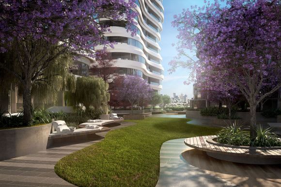 Stage One of Victoria Square's sky garden. Image: Growland Fender Katsalidis appointed for Victoria Square's next phase