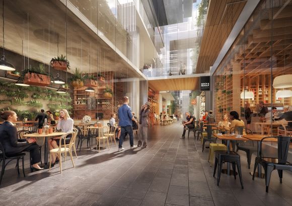Market Place Lane, a new retail laneway within Melbourne Quarter. Image: Lendlease Melbourne Quarter Tower receives ministerial approval