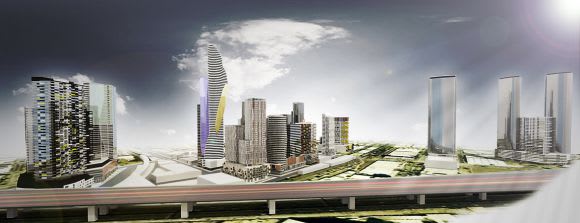 Montague Precinct. © Urban Melbourne Urban Melbourne's CBD Model in the making