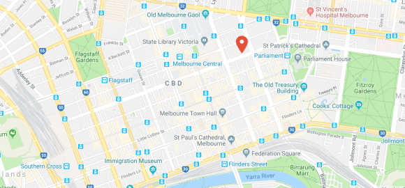 Location of Wesley Place at 130 Lonsdale Street, Melbourne. Image Credit: Google Maps Wesley Place location