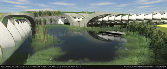 Image © Atelier Red + Black Atelier Red + Black and Safety Net deliver an alternative East West proposal