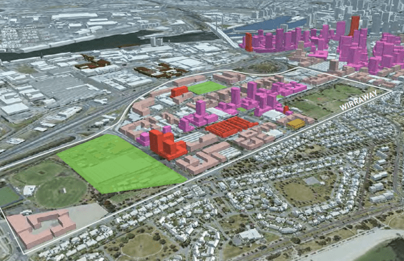 Wirraway build-out diagram - Urban Design Strategy Fishermans Bend's Urban Design Strategy - visuals
