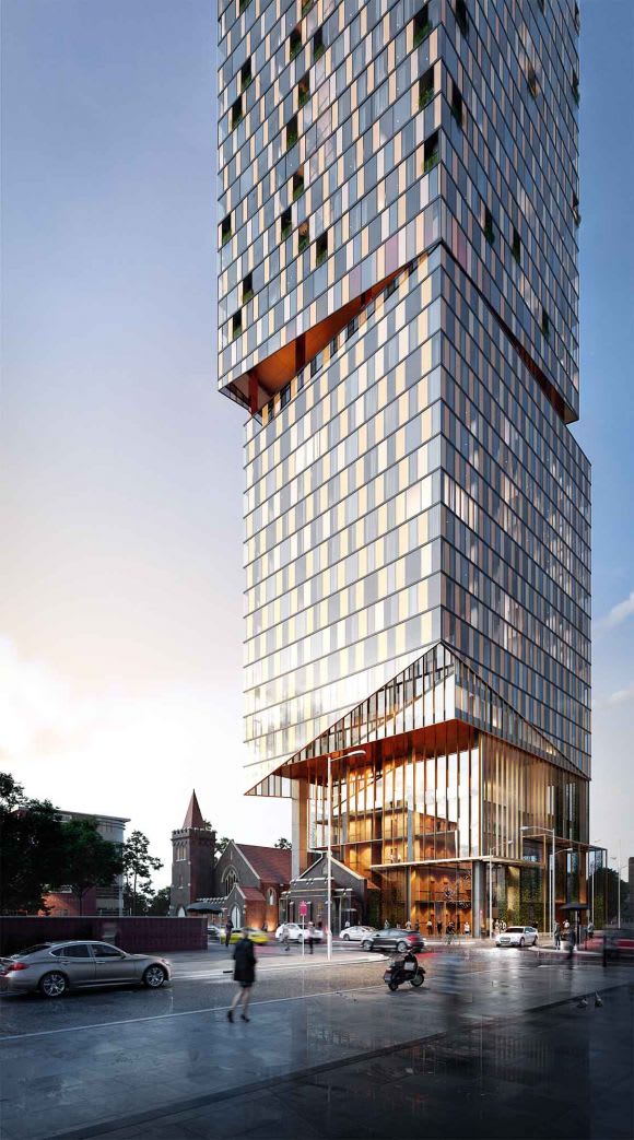 Render by Woods Bagot Parramatta: Suburb Guide. Highlighting new developments in Sydney's second CBD