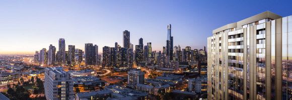 The Evermore offers city views. Image: The Landence Group Landence launches its flagship Melbourne project: The Evermore