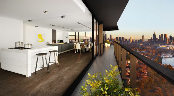 The best of Yarra House. Image courtesy Michael Yates & Co Return of the luxury penthouse