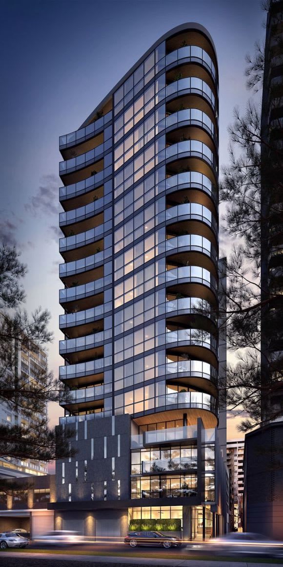Hero perspective of the upcoming development The boomer-boom: 55 Claremont targets the luxury apartment market