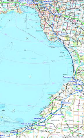 Peninsula Rail Link route. Image source peninsularaillink.net Is a rail line to Rye really feasible?