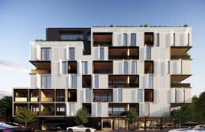 Moonee Ponds' apartment scene in focus