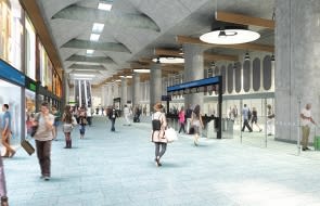 An overview of the projects in the vicinity of the new Parkville station