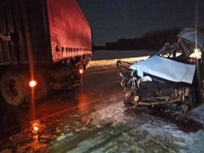 Два человека погибли в аварии на трассе в Омском районе