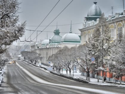 В регионе аномально мало снега