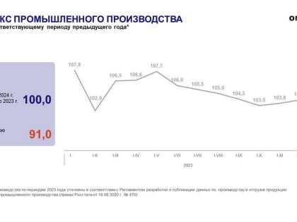 О промышленном производстве в январе 2024 года