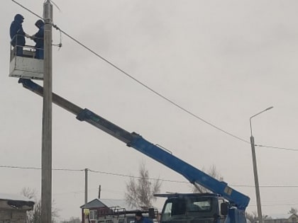 Работы по восстановлению наружного освещения