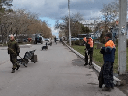 Благодарим службу дорожного хозяйства и благоустройства