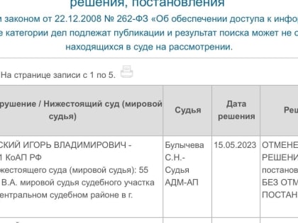 Не прошло и года…