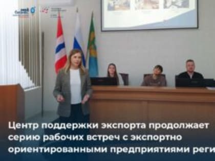 Более 20 предпринимателей вышли на экспорт впервые при поддержке Центра в 2023 году