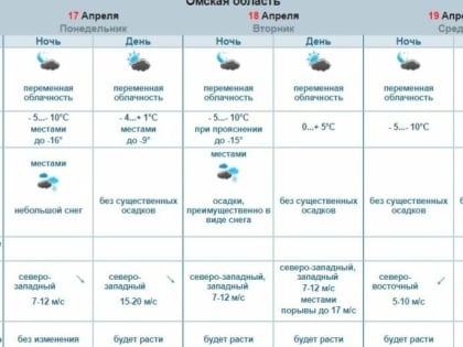 Не надейтесь на весну. Омичам пообещали похолодание и снег