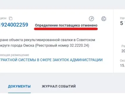 В Омске внезапно отменили торги на охрану свалок за 18 млн рублей