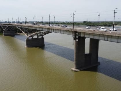 Капитальный ремонт моста имени 60-летия ВЛКСМ в Омске