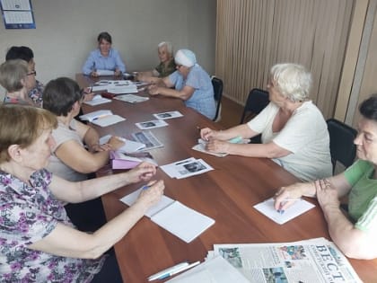 Летнее собрание со старшими по домам.