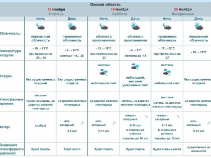 Время доставать валенки. Температура в Омске упадет до -30 градусов.