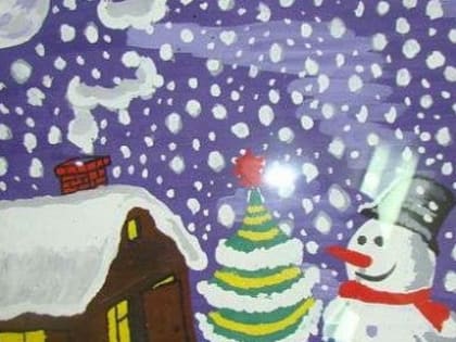 Онлайн-конкурс новогодних рисунков в Осташково