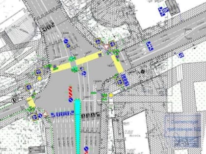 Обновленная схема перекрестка Думской и Карла Маркса в Омске не работает