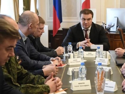 Виталий Хоценко встретился с руководством омских силовых ведомств