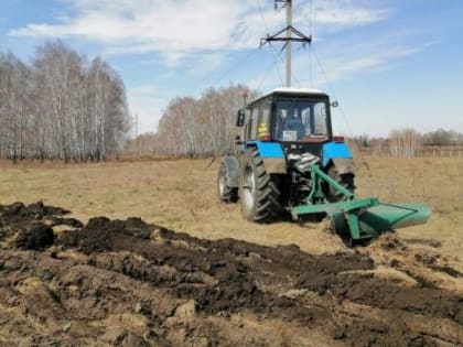 Распахивать противопожарные полосы в Омске поручено индивидуальному предпринимателю